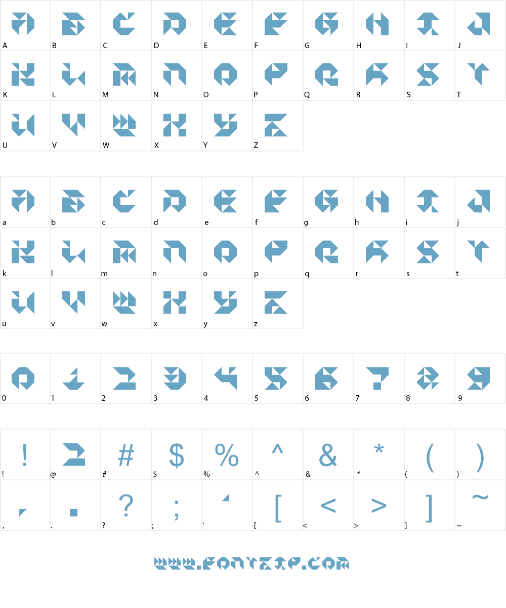 Particulator III Font Character